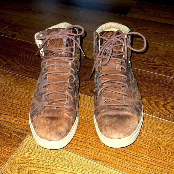 Diesel Real Leather Men’s Sneakers - Picture 1 of 4